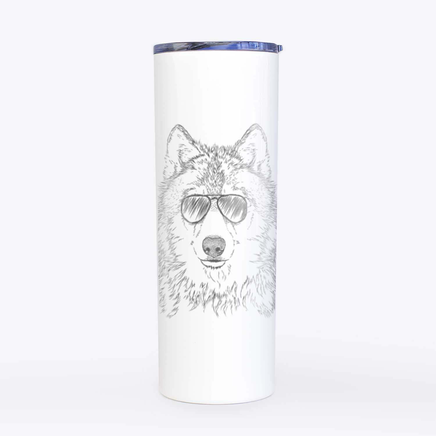 Django the Grey Wolf - 20oz Skinny Tumbler