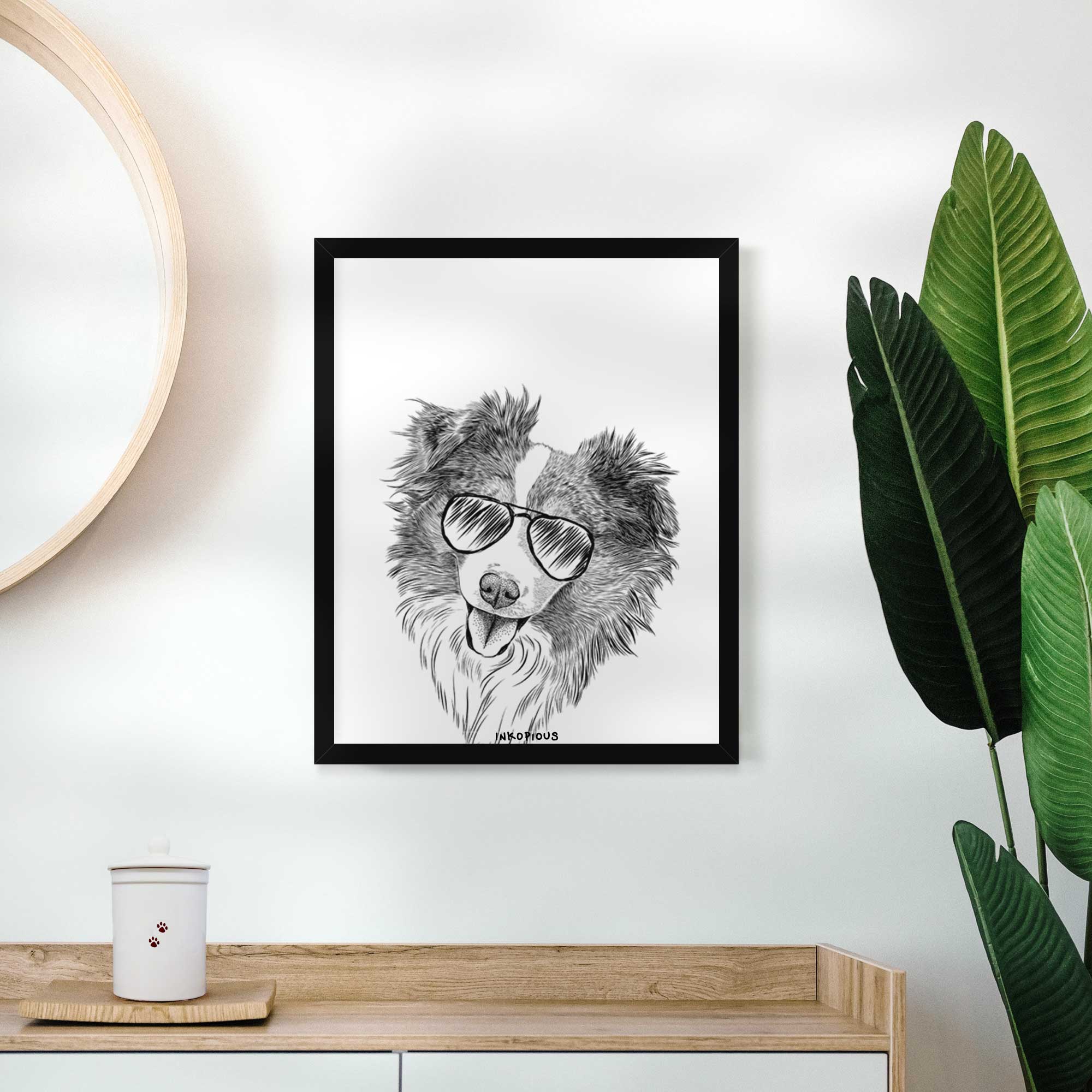 Doc the Mini Aussie Art Print