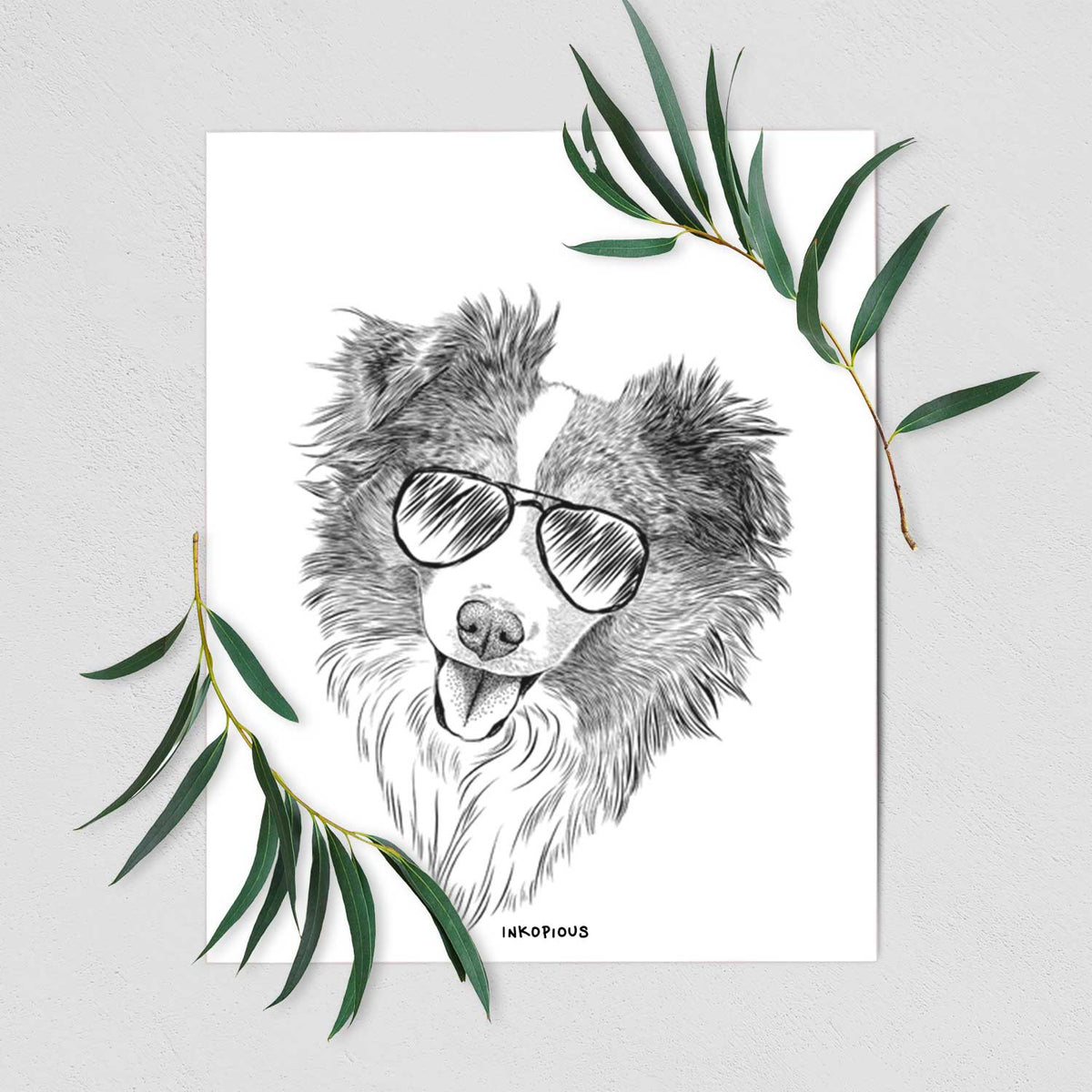 Doc the Mini Aussie Art Print