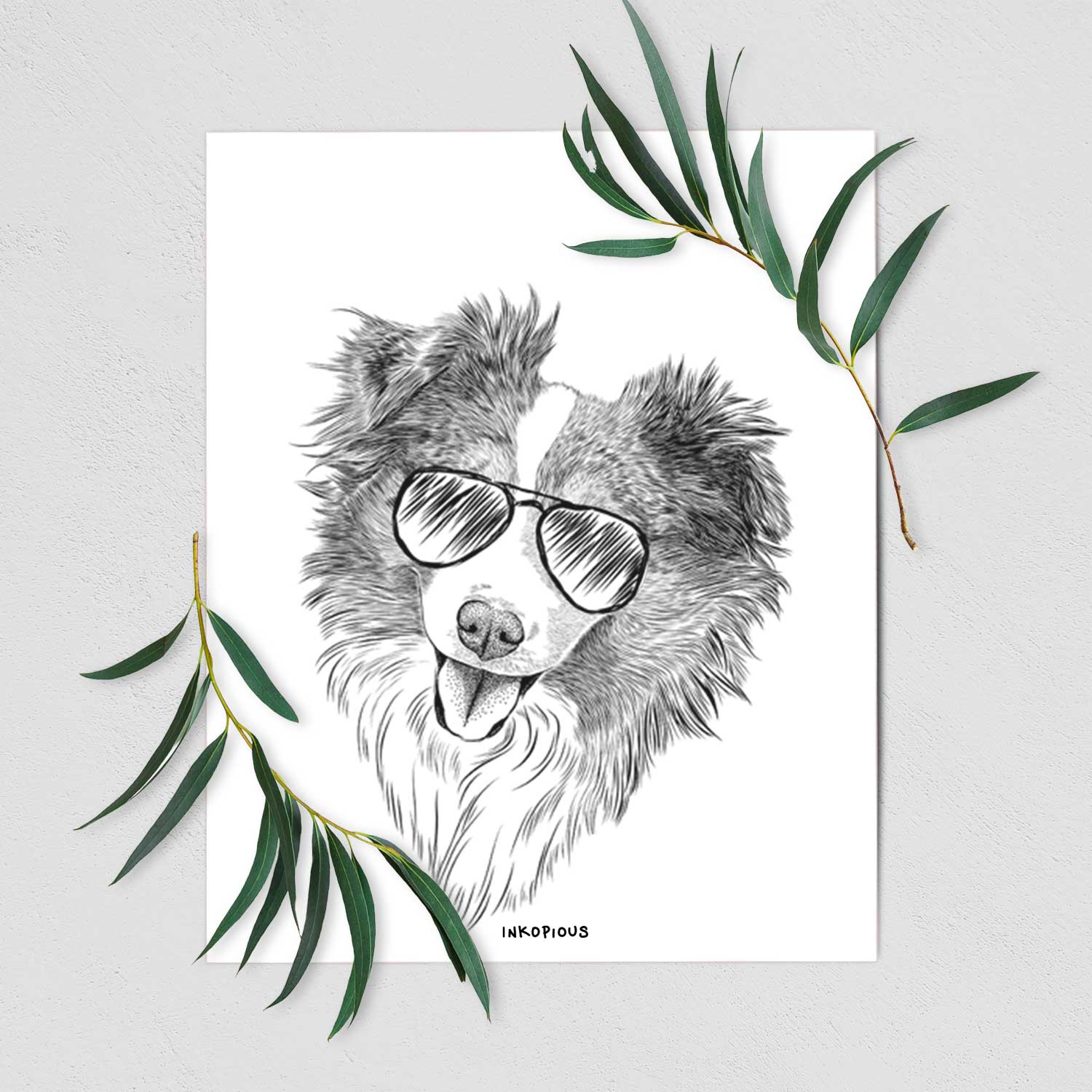 Doc the Mini Aussie Art Print