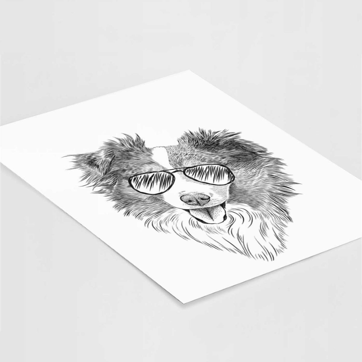 Doc the Mini Aussie Art Print
