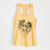 Doc the Mini Aussie - Women's Racerback Tanktop