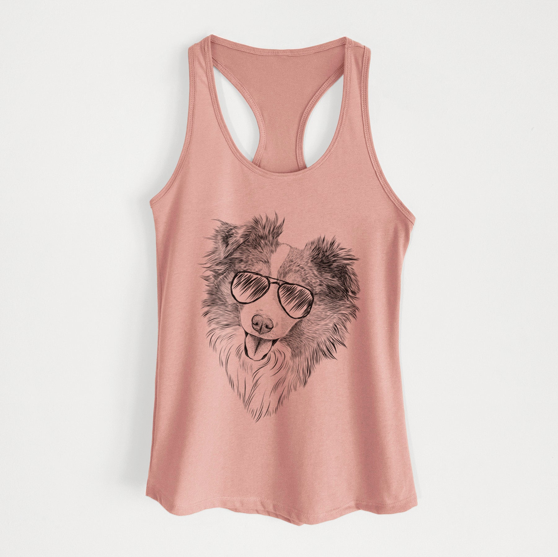 Doc the Mini Aussie - Women's Racerback Tanktop