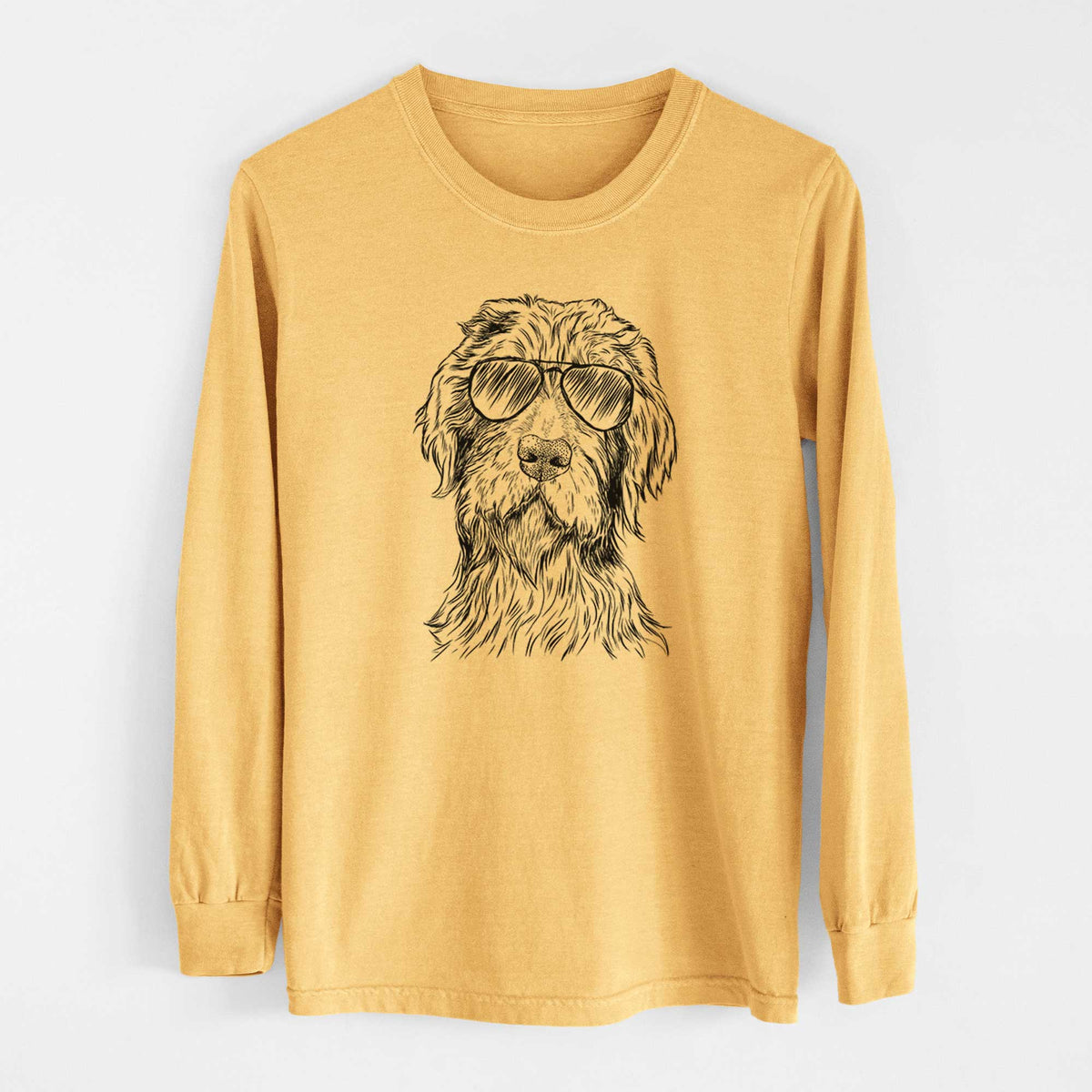 Aviators Doc Holliday the Pudelpointer - Heavyweight 100% Cotton Long Sleeve