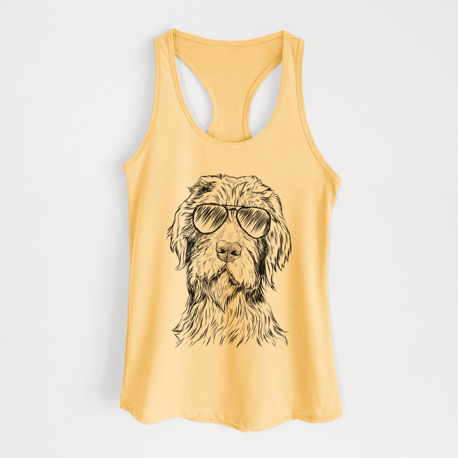 Doc Holliday the Pudelpointer - Women's Racerback Tanktop