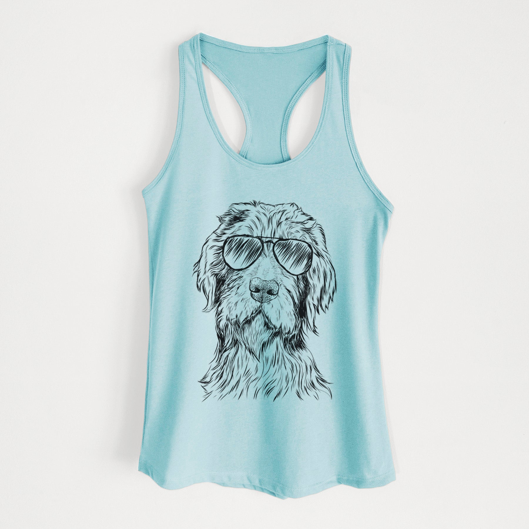 Doc Holliday the Pudelpointer - Women's Racerback Tanktop