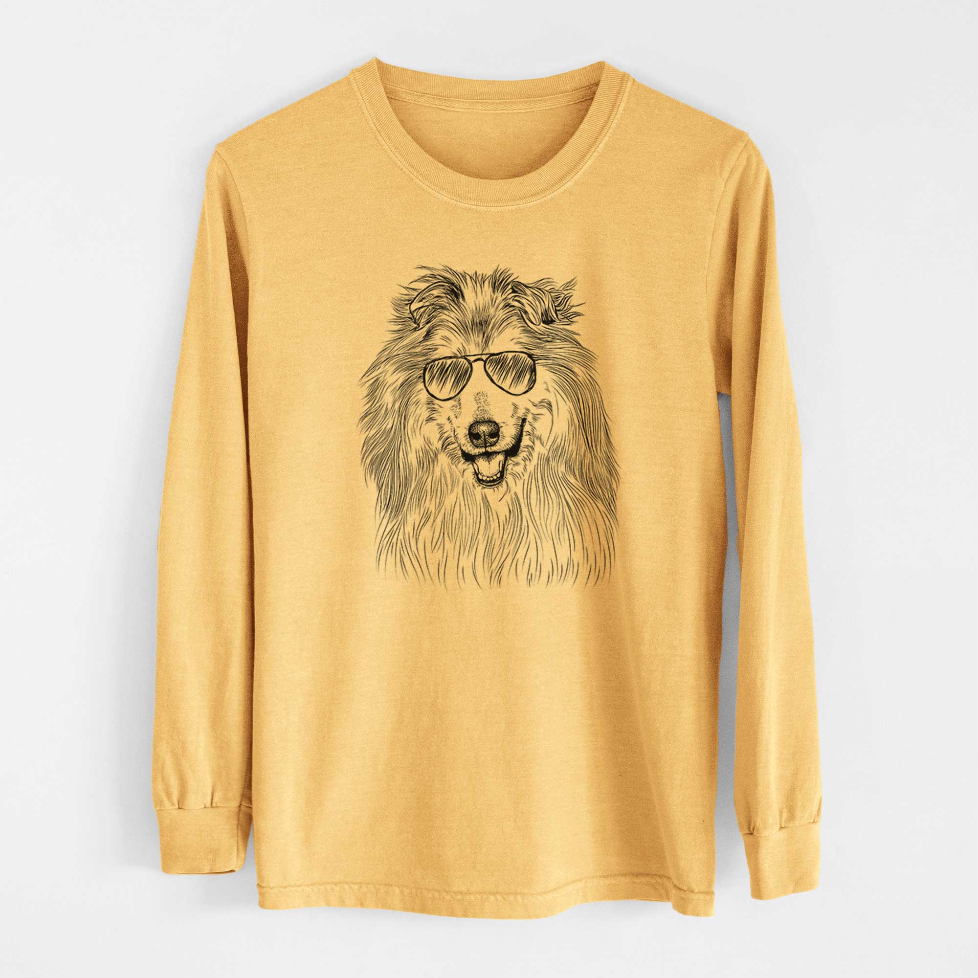 Aviators Donnan the Rough Collie - Heavyweight 100% Cotton Long Sleeve