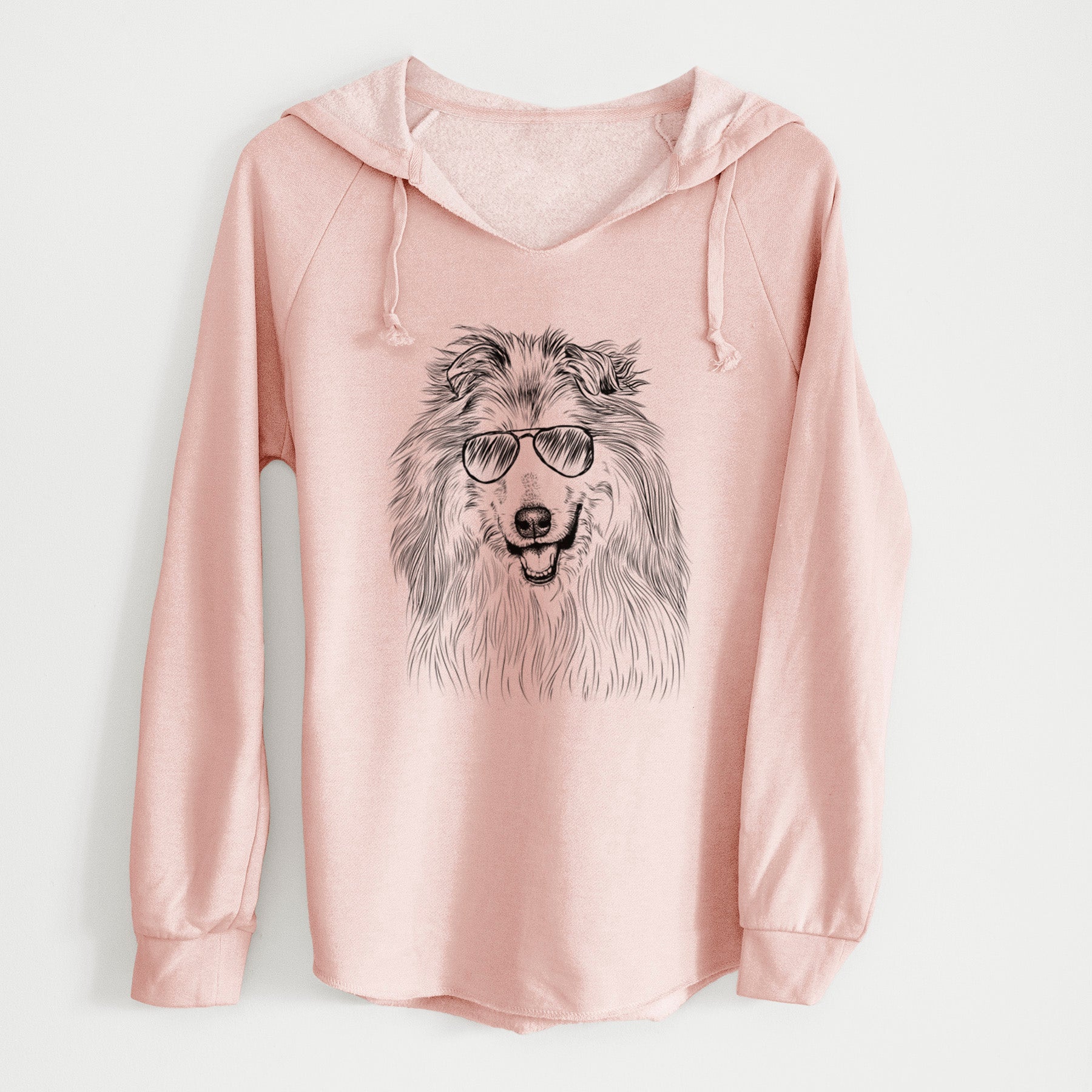 Aviator Donnan the Rough Collie - Cali Wave Hooded Sweatshirt