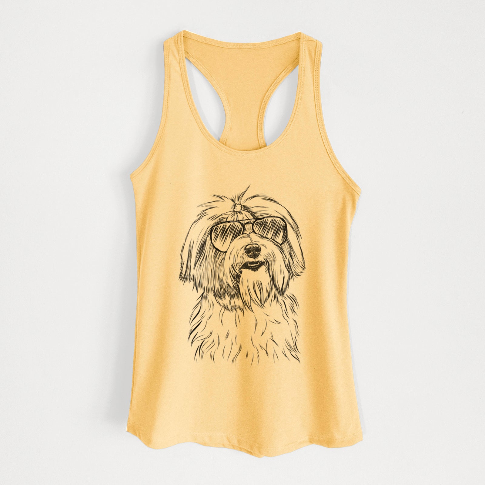 Dooley the Havanese - Women's Racerback Tanktop