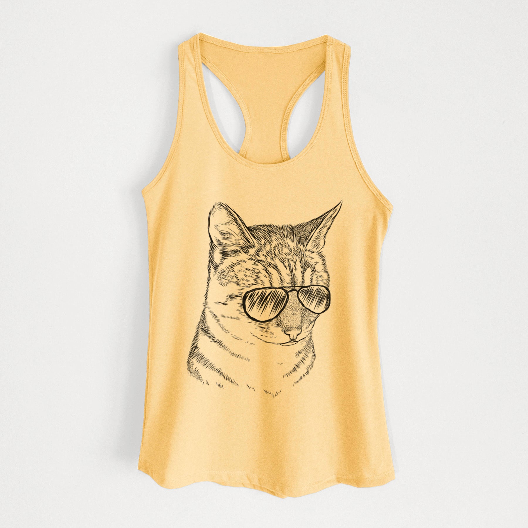 Dora the Tabby Cat - Women's Racerback Tanktop