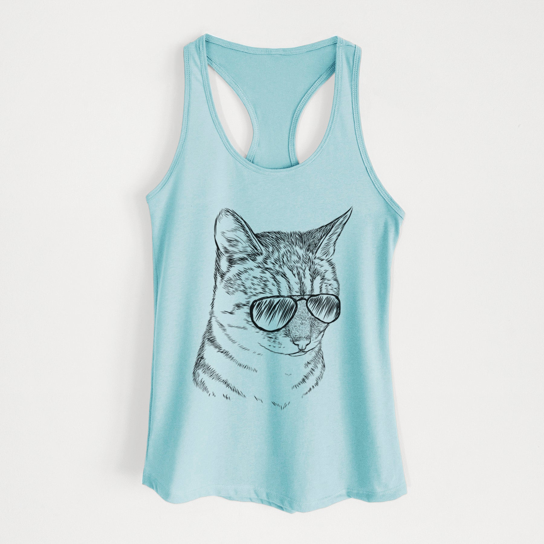 Dora the Tabby Cat - Women's Racerback Tanktop