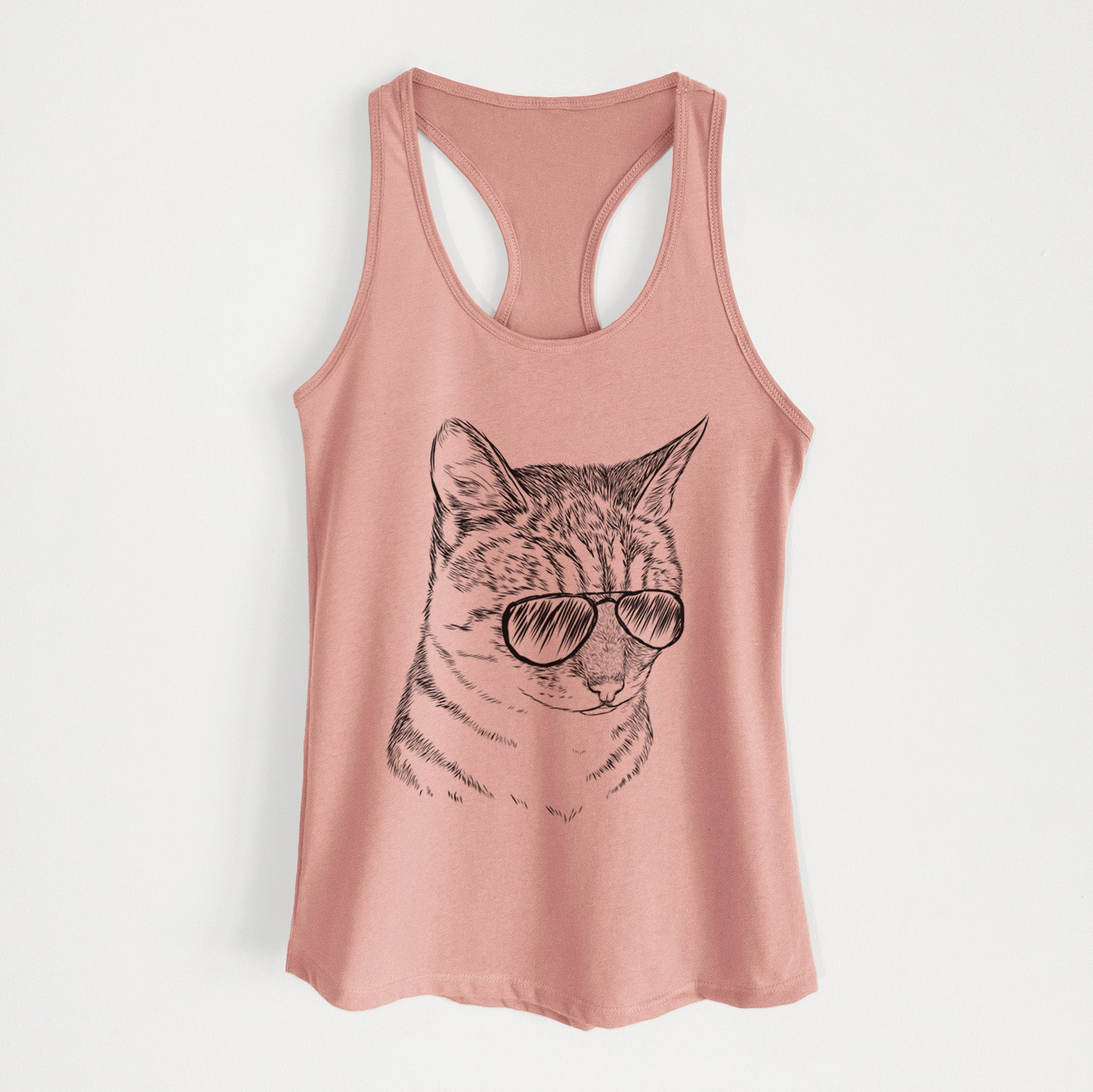 Dora the Tabby Cat - Women's Racerback Tanktop