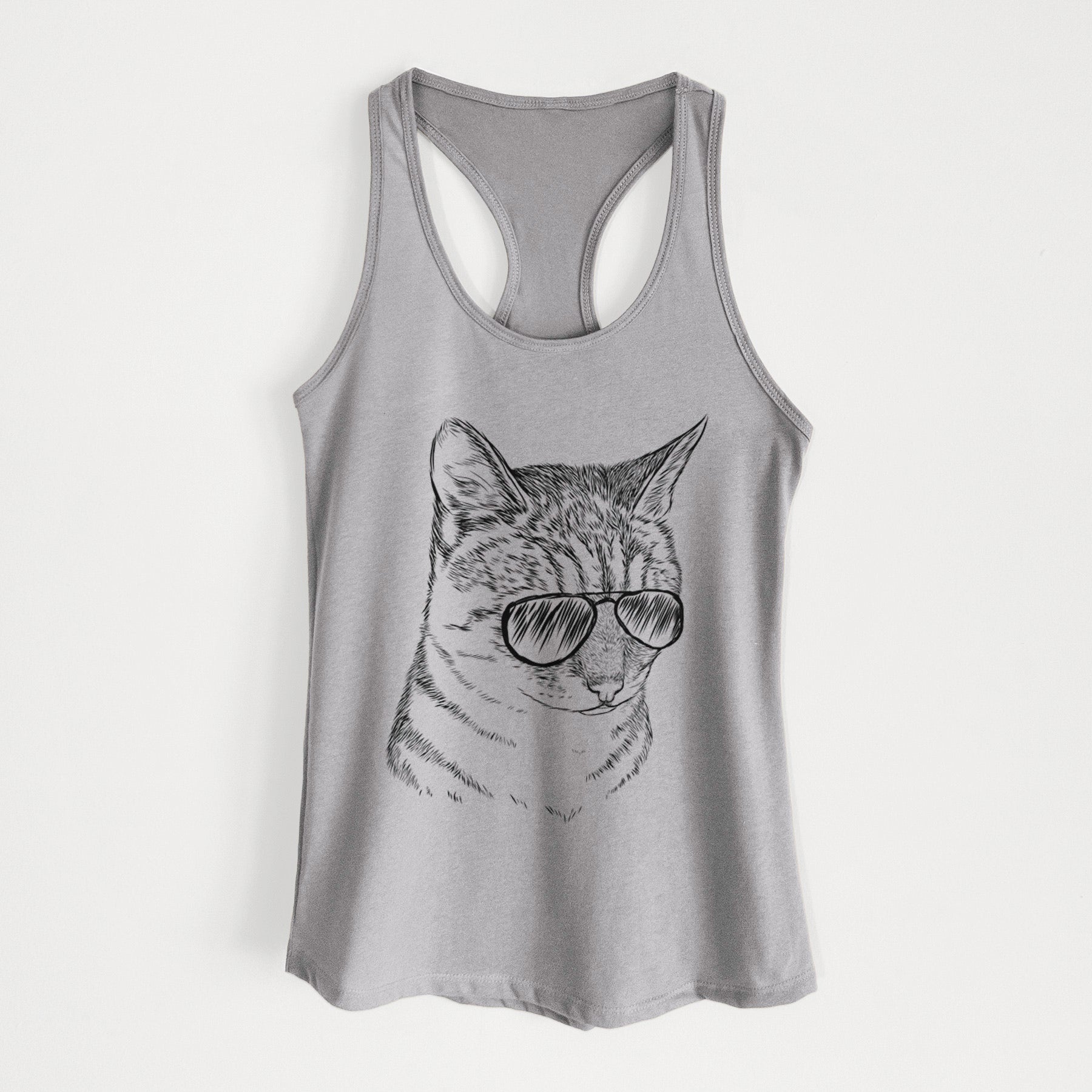 Dora the Tabby Cat - Women's Racerback Tanktop