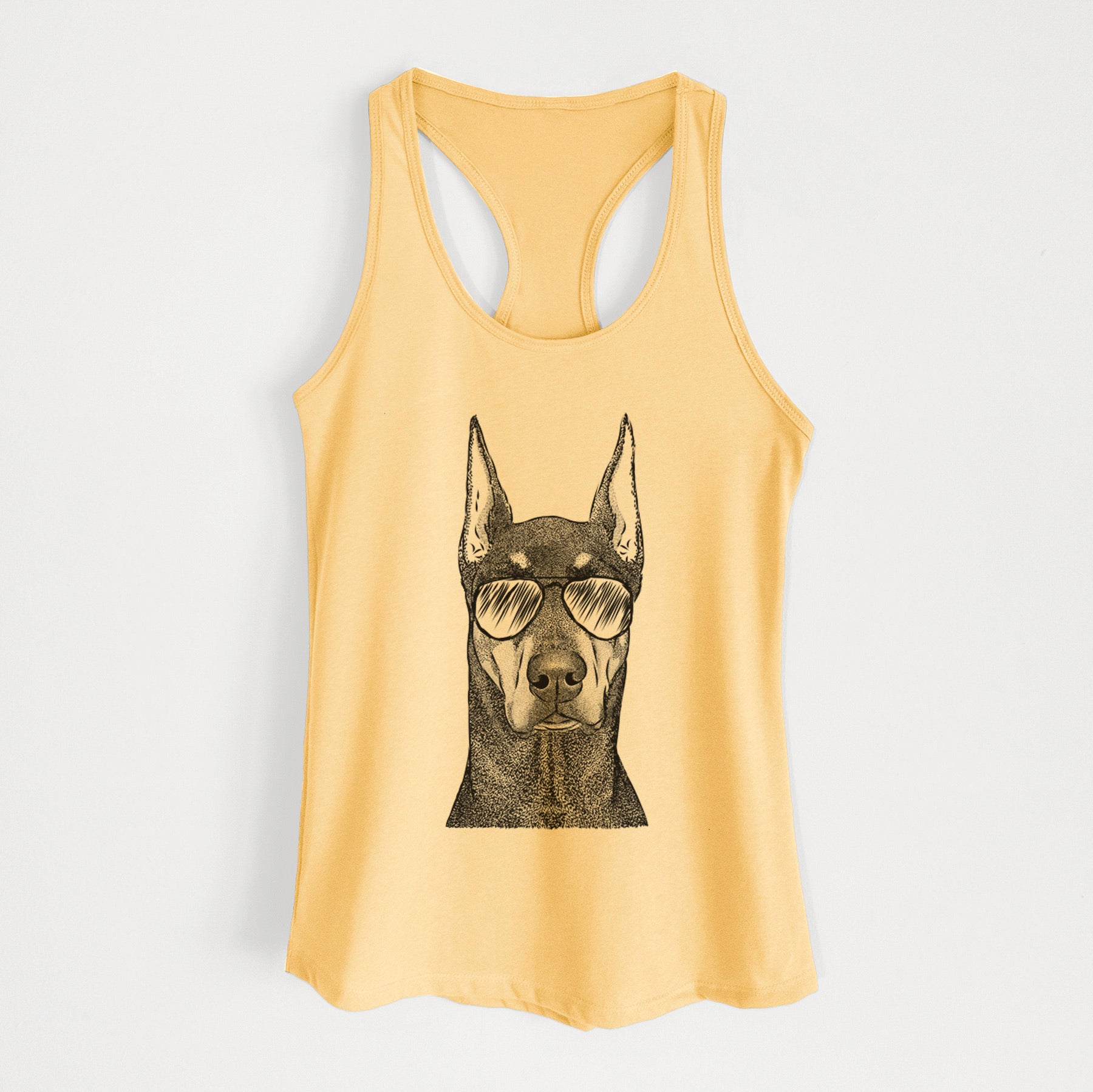 Drake the Doberman Pinscher - Women's Racerback Tanktop