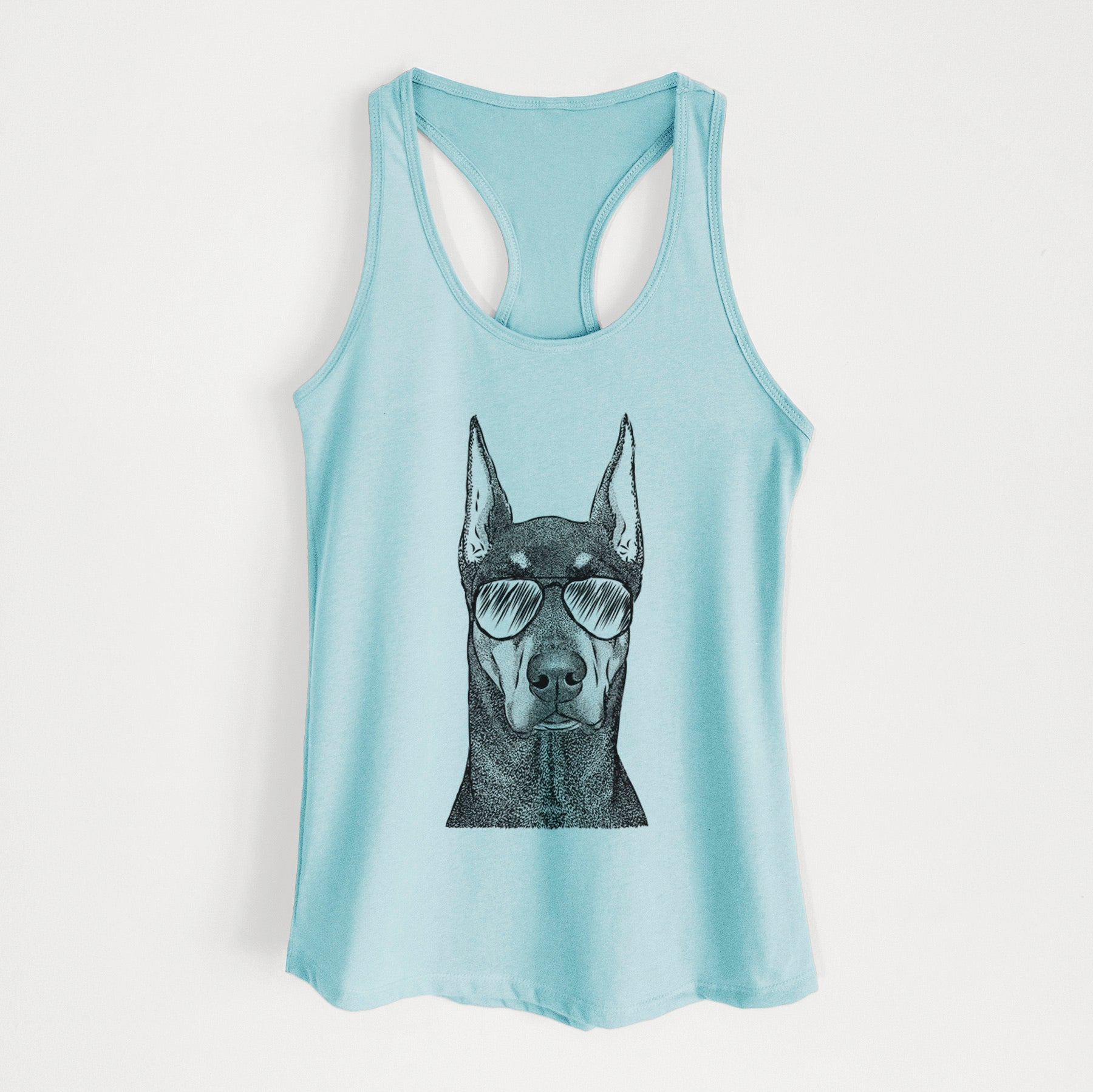 Drake the Doberman Pinscher - Women's Racerback Tanktop