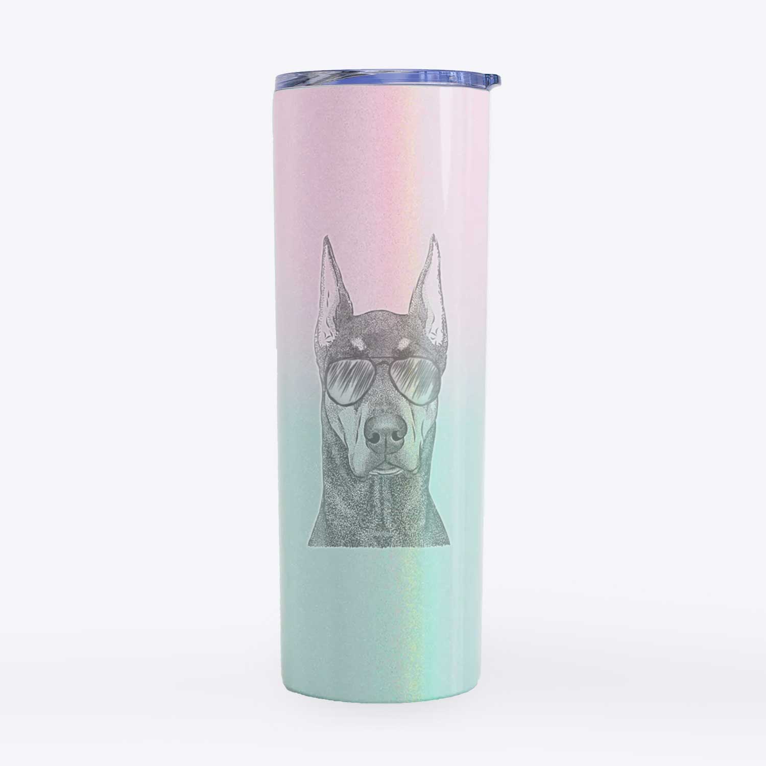 Drake the Doberman Pinscher - 20oz Skinny Tumbler