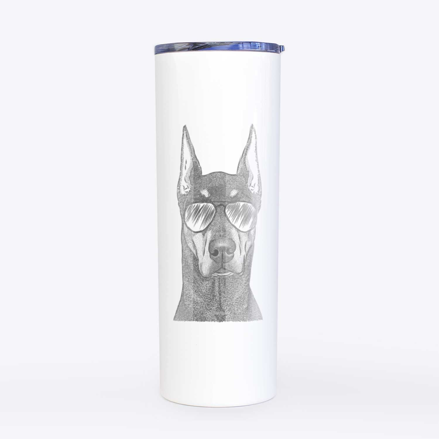 Drake the Doberman Pinscher - 20oz Skinny Tumbler