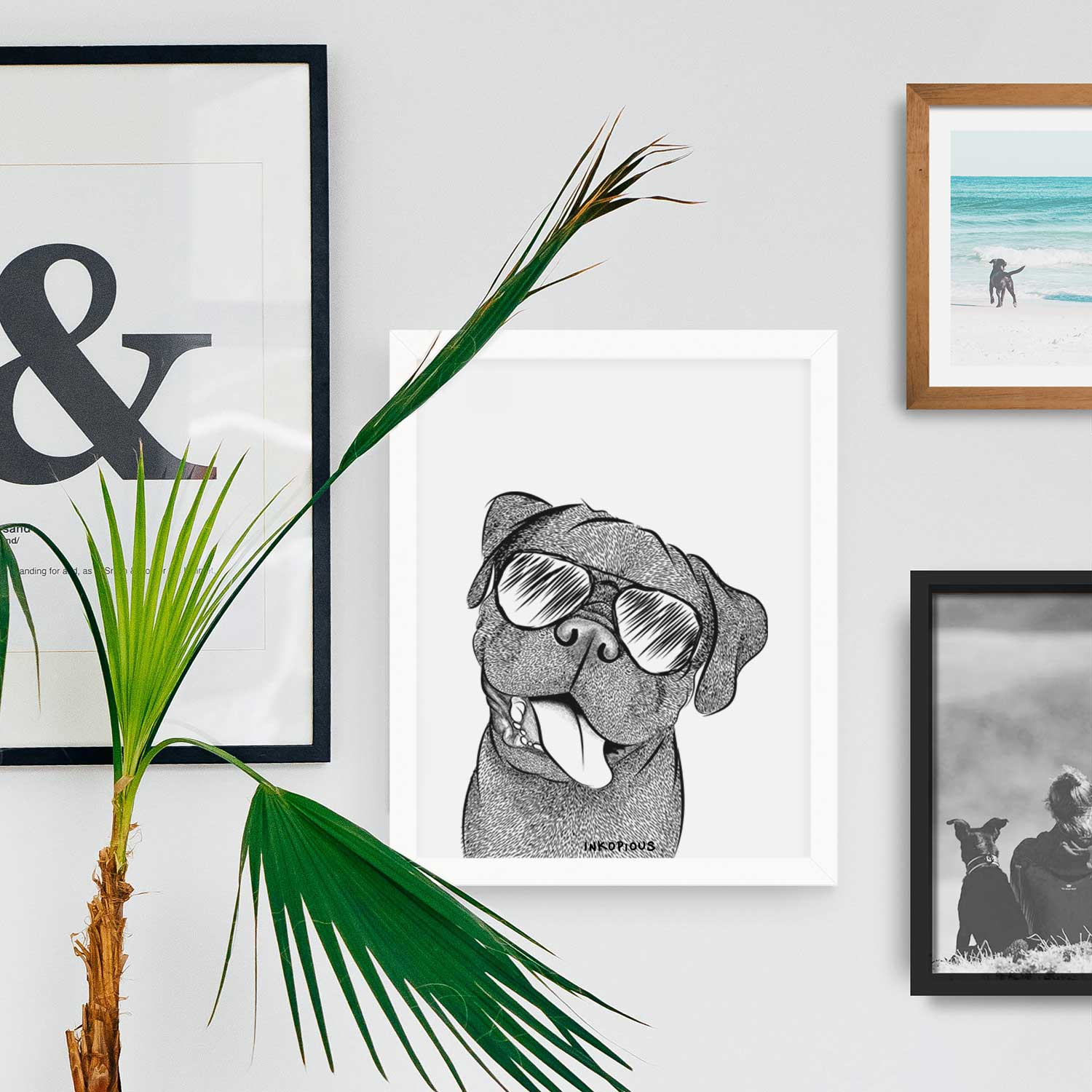 Dudley Danger the Pug Art Print