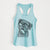 Dudley Danger the Pug - Women's Racerback Tanktop