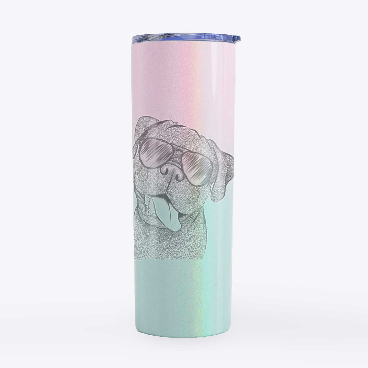 Dudley Danger the Pug - 20oz Skinny Tumbler