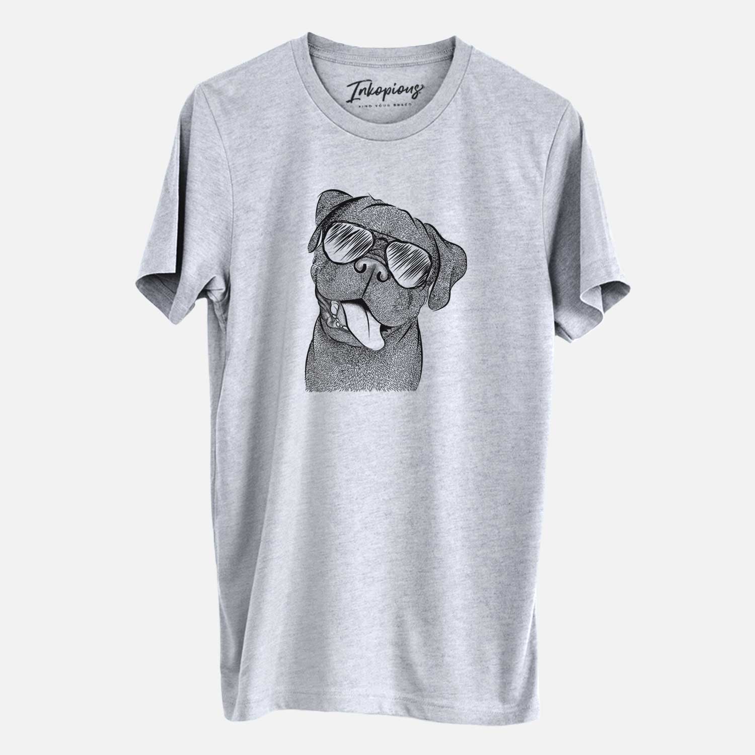 Aviator Dudley Danger the Pug - Unisex Crewneck