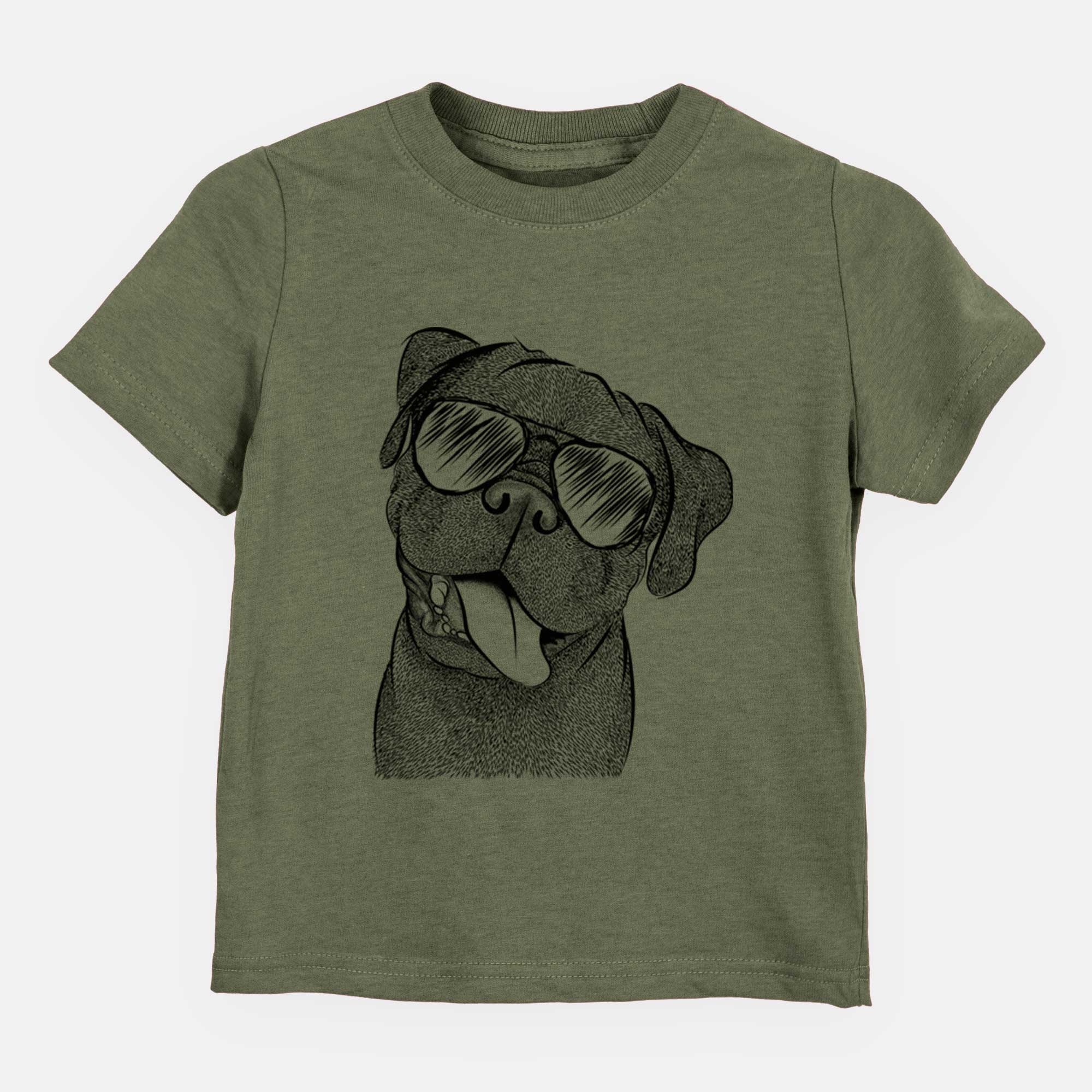 Aviator Dudley Danger the Pug - Kids/Youth/Toddler Shirt