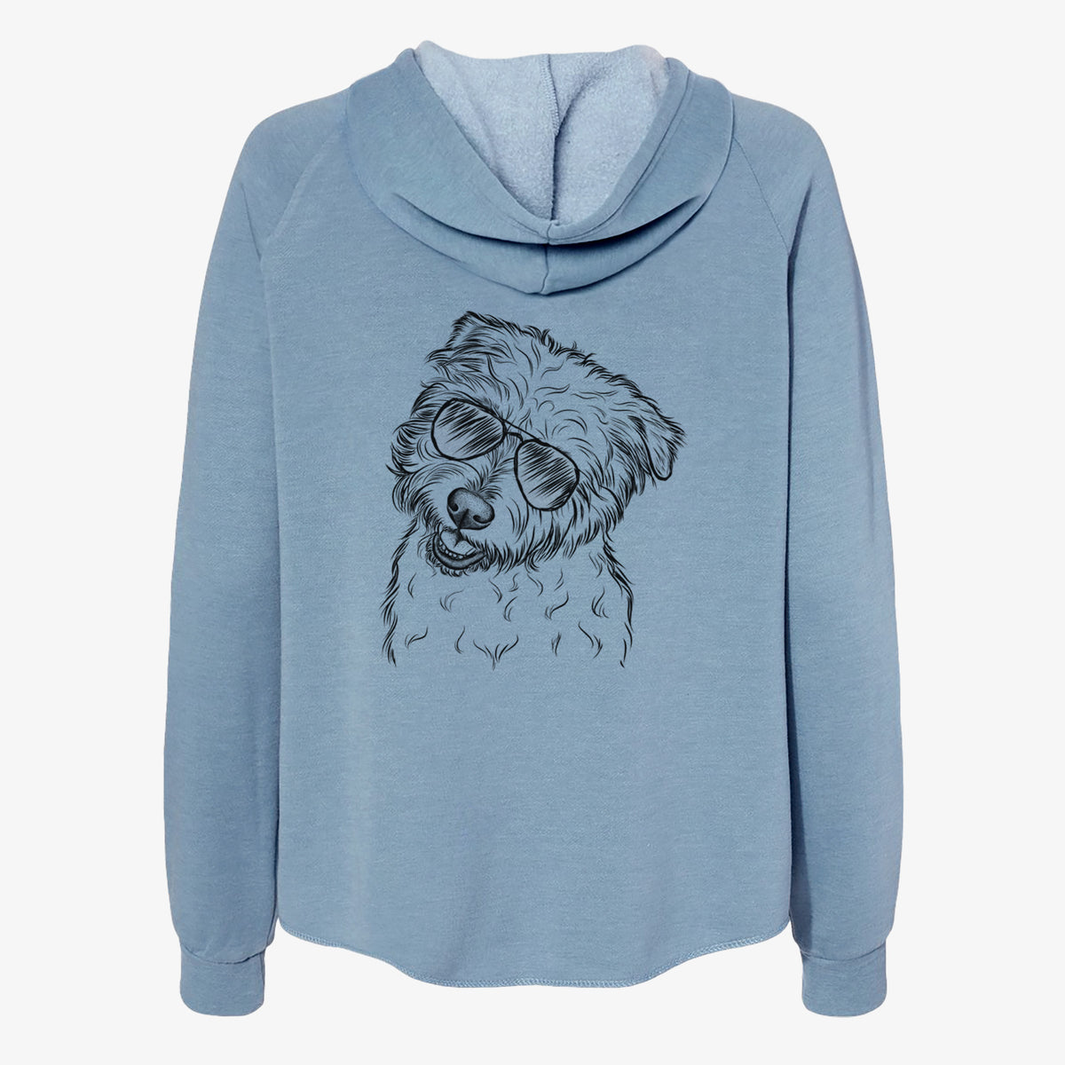 Duffy the Glen of Imaal Terrier - Women's Cali Wave Zip-Up Sweatshirt