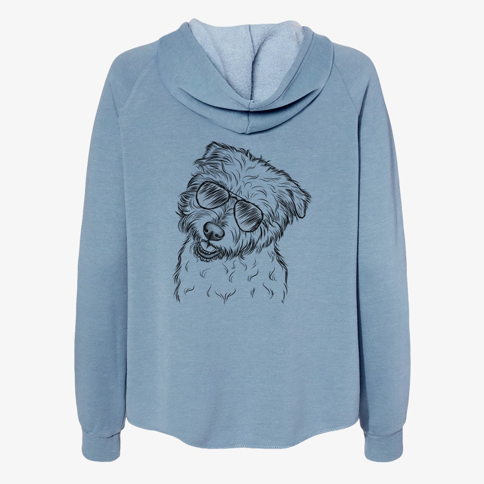 Duffy the Glen of Imaal Terrier - Women's Cali Wave Zip-Up Sweatshirt