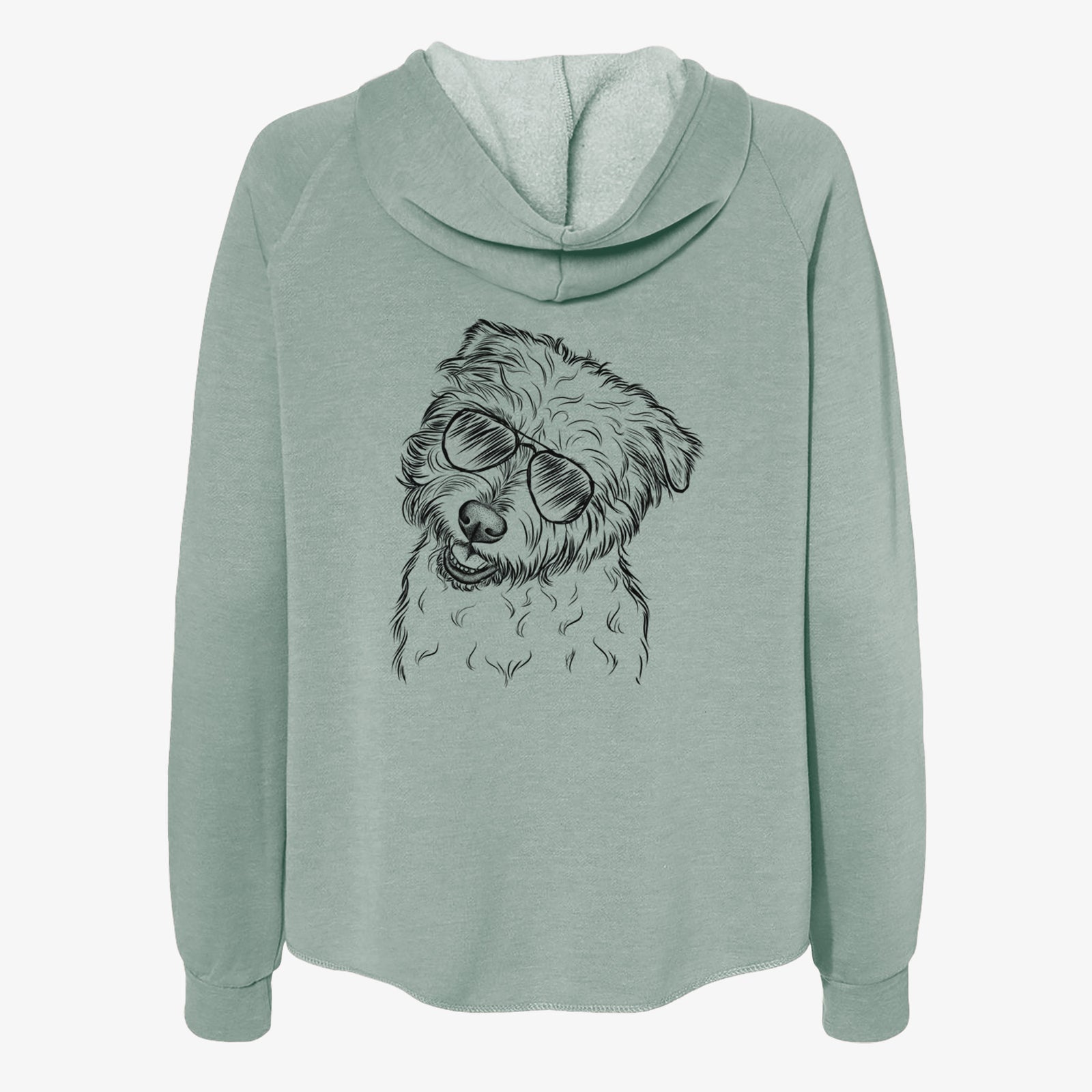 Duffy the Glen of Imaal Terrier - Women's Cali Wave Zip-Up Sweatshirt
