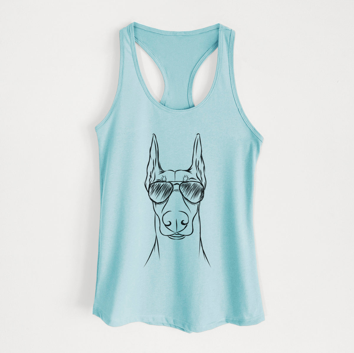 Duke the Doberman Pinscher - Women's Racerback Tanktop