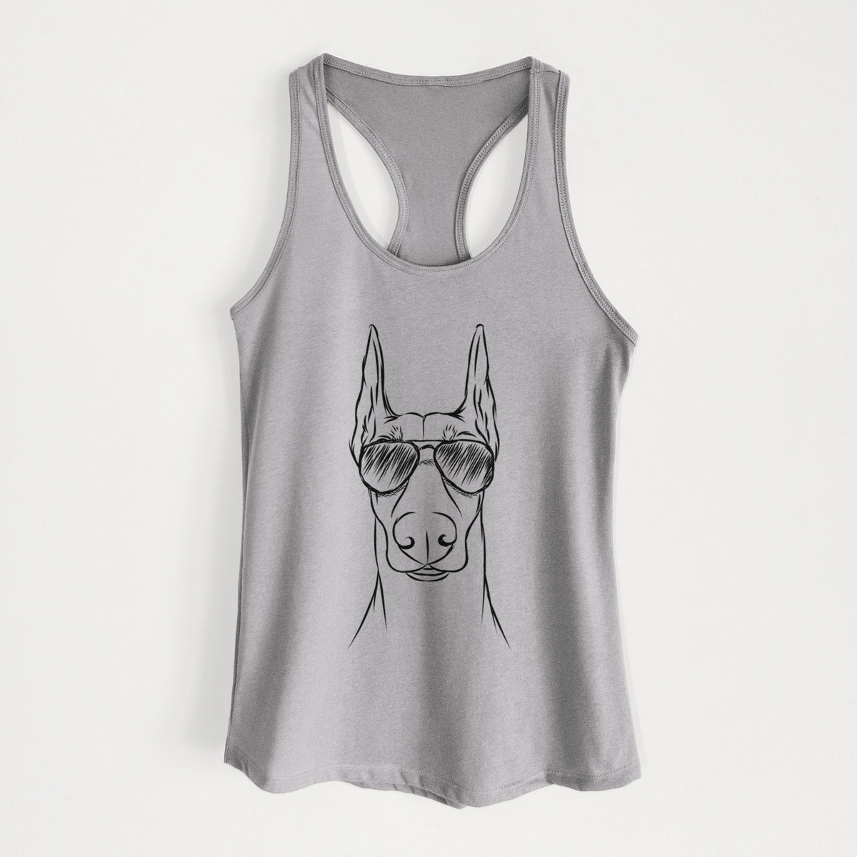 Duke the Doberman Pinscher - Women's Racerback Tanktop
