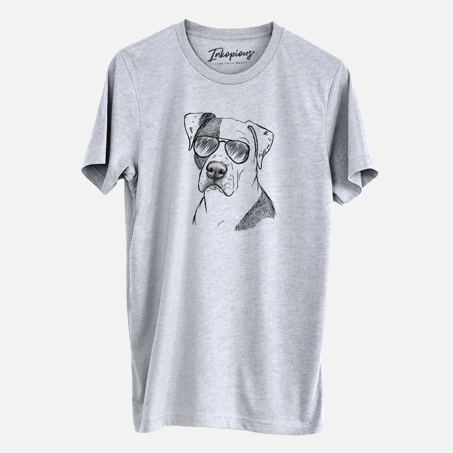 Aviator Duke the American Staffordshire Terrier Mix - Unisex Crewneck