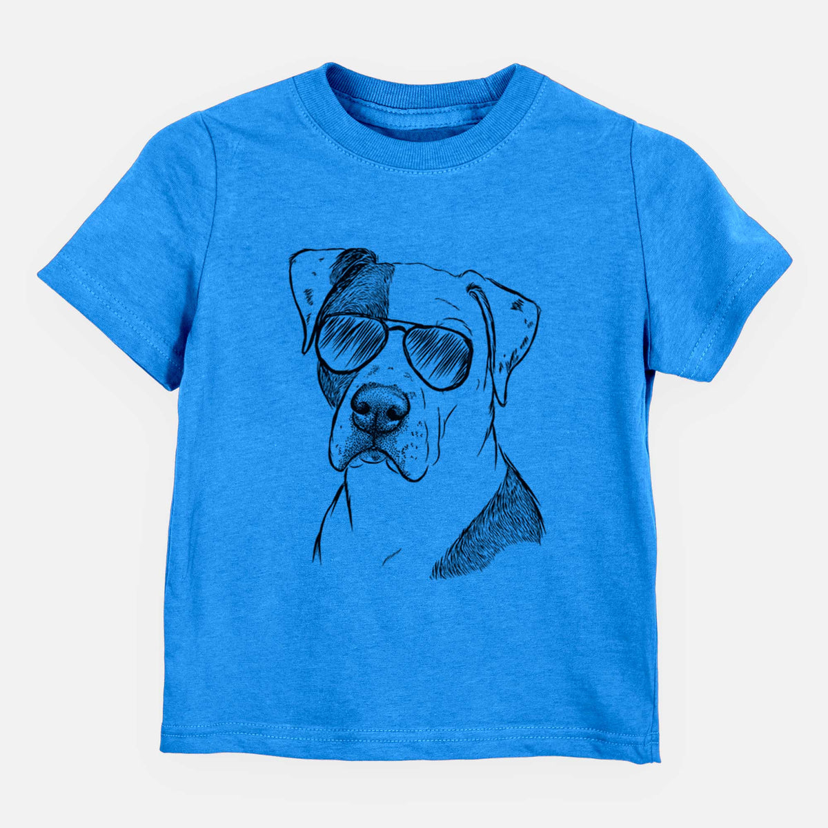 Aviator Duke the American Staffordshire Terrier Mix - Kids/Youth/Toddler Shirt