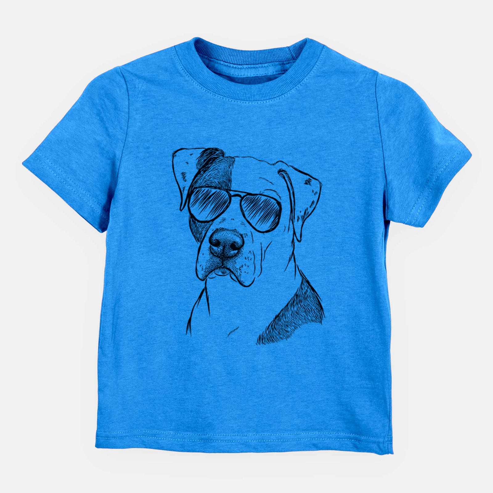 Aviator Duke the American Staffordshire Terrier Mix - Kids/Youth/Toddler Shirt