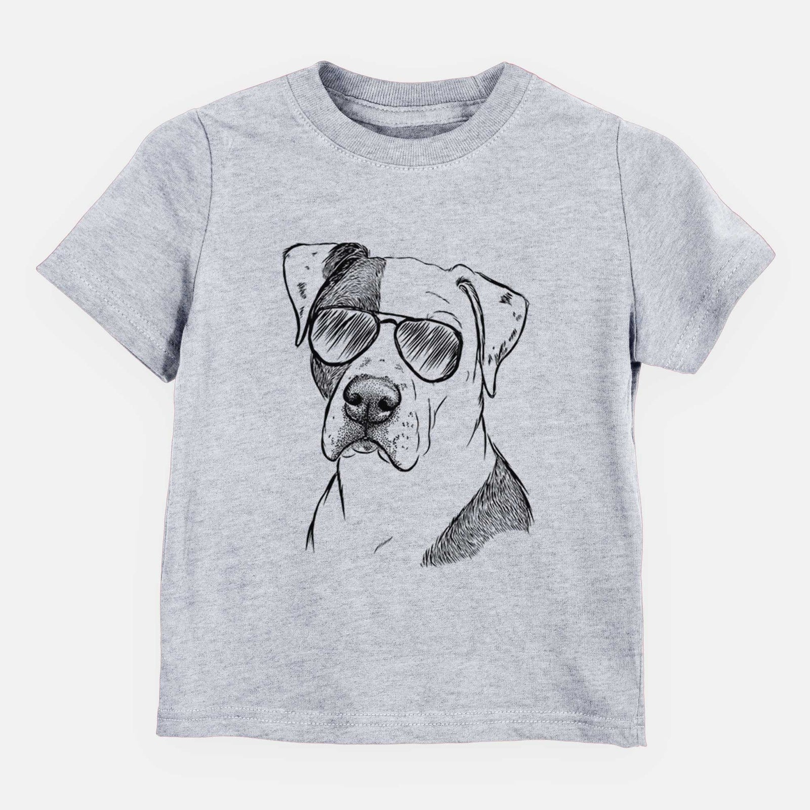 Aviator Duke the American Staffordshire Terrier Mix - Kids/Youth/Toddler Shirt