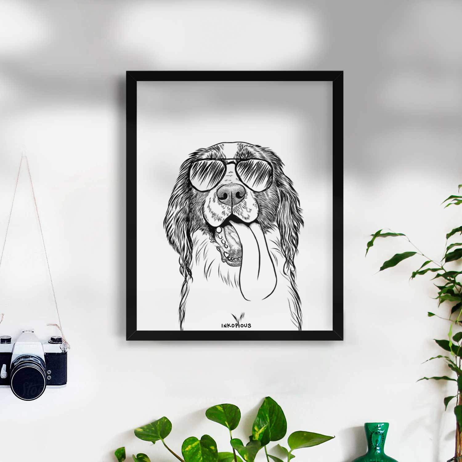 Duke the English Springer Spaniel Art Print