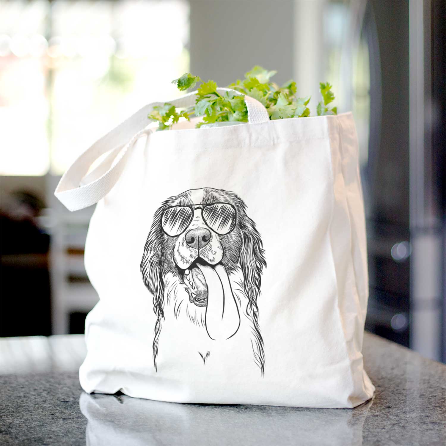 Duke the English Springer Spaniel - Tote Bag