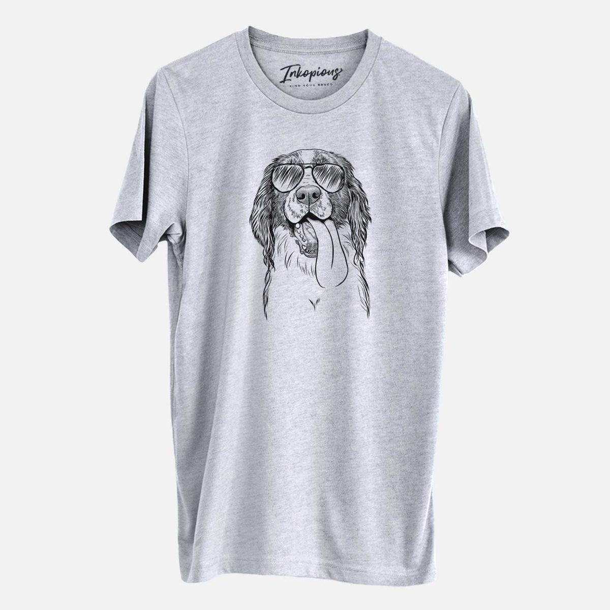 Aviator Duke the English Springer Spaniel - Unisex Crewneck