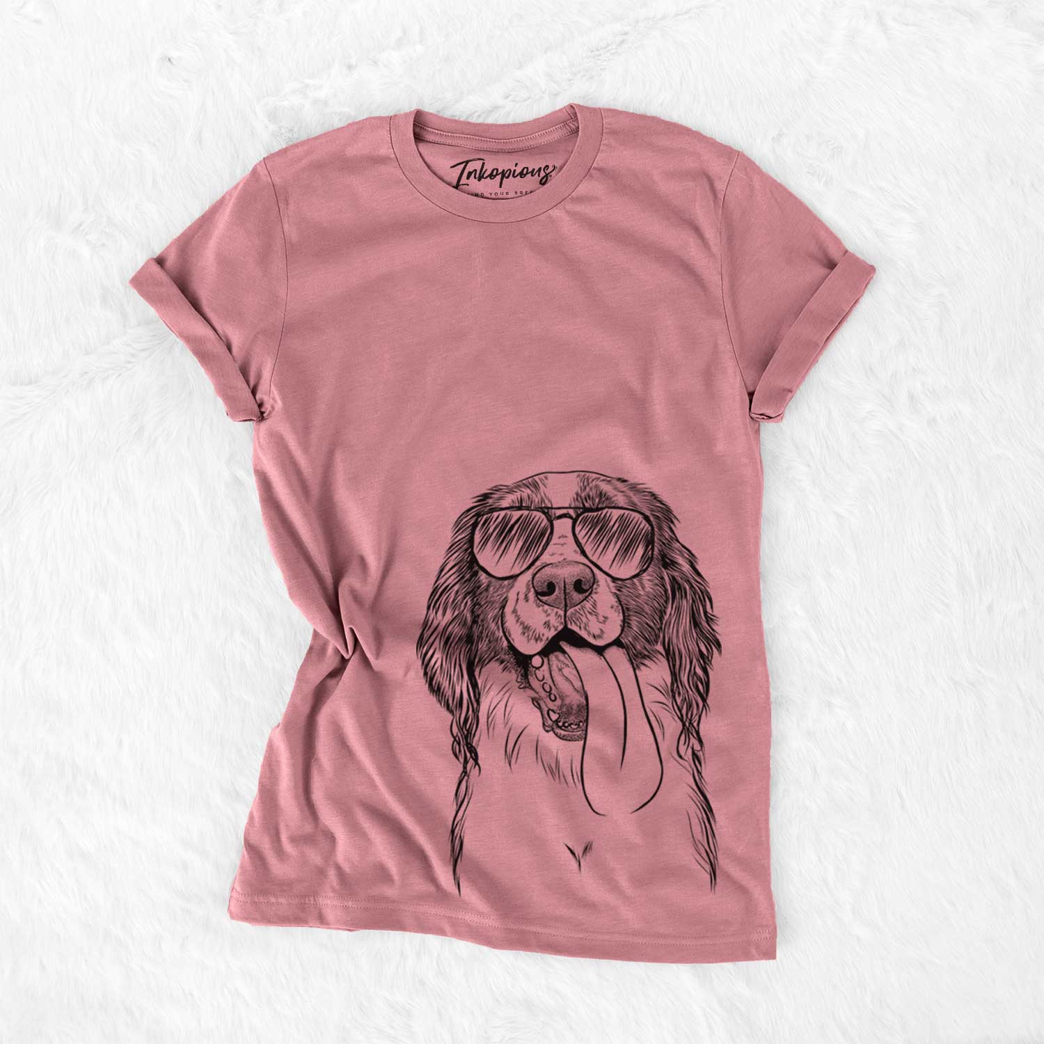 Aviator Duke the English Springer Spaniel - Unisex Crewneck
