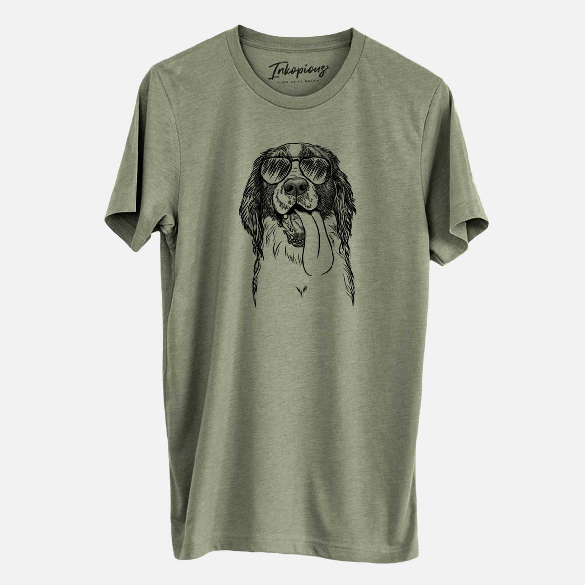 Aviator Duke the English Springer Spaniel - Unisex Crewneck