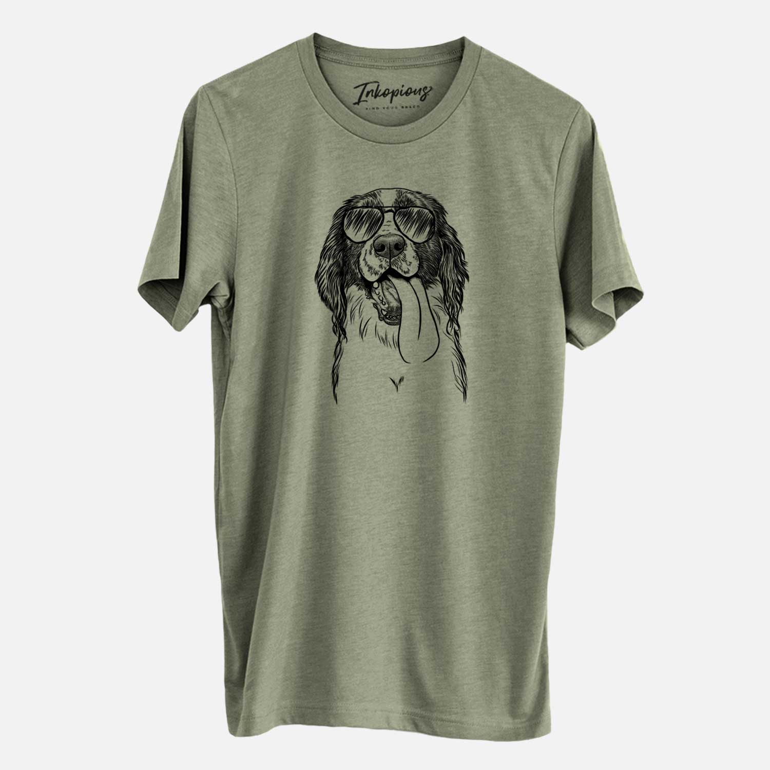 Aviator Duke the English Springer Spaniel - Unisex Crewneck