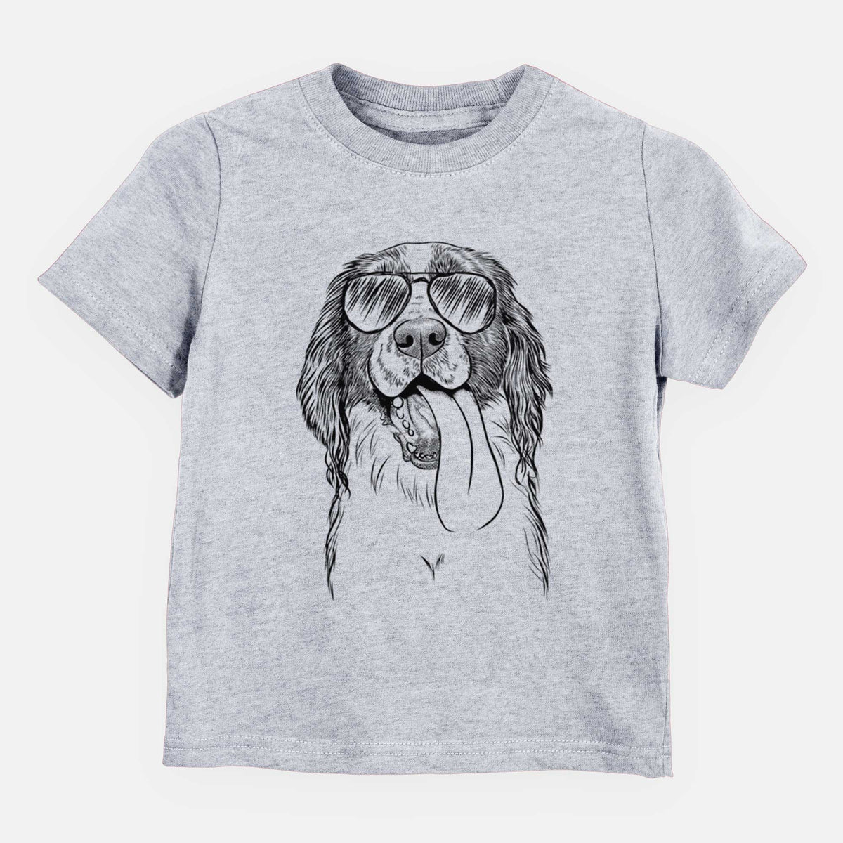 Aviator Duke the English Springer Spaniel - Kids/Youth/Toddler Shirt