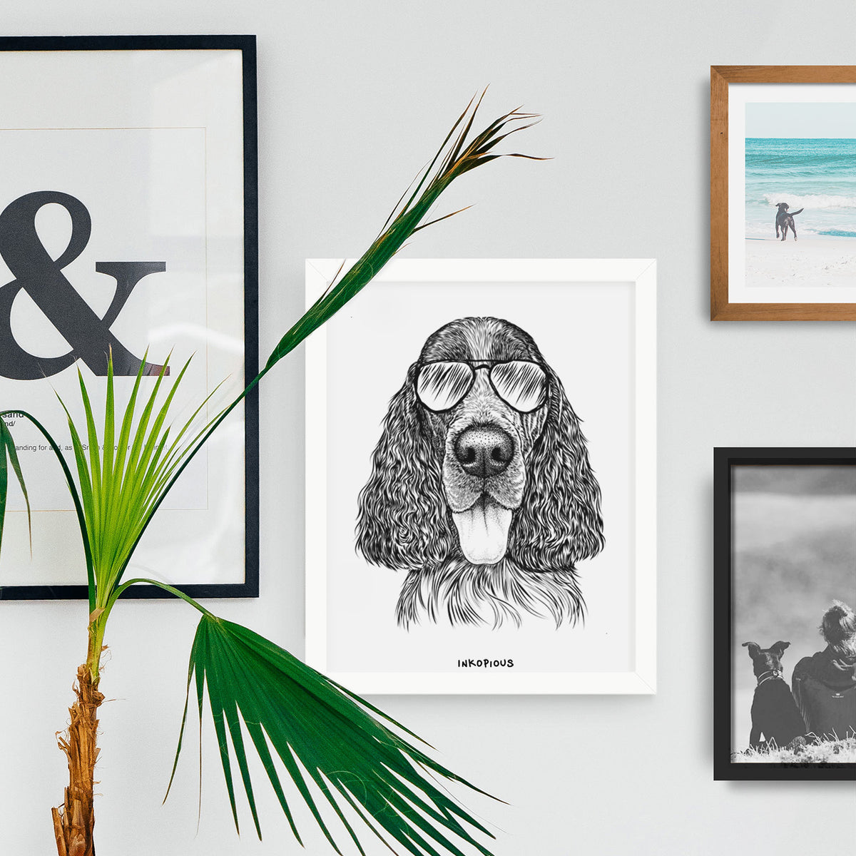 Duke the English Springer Spaniel Art Print
