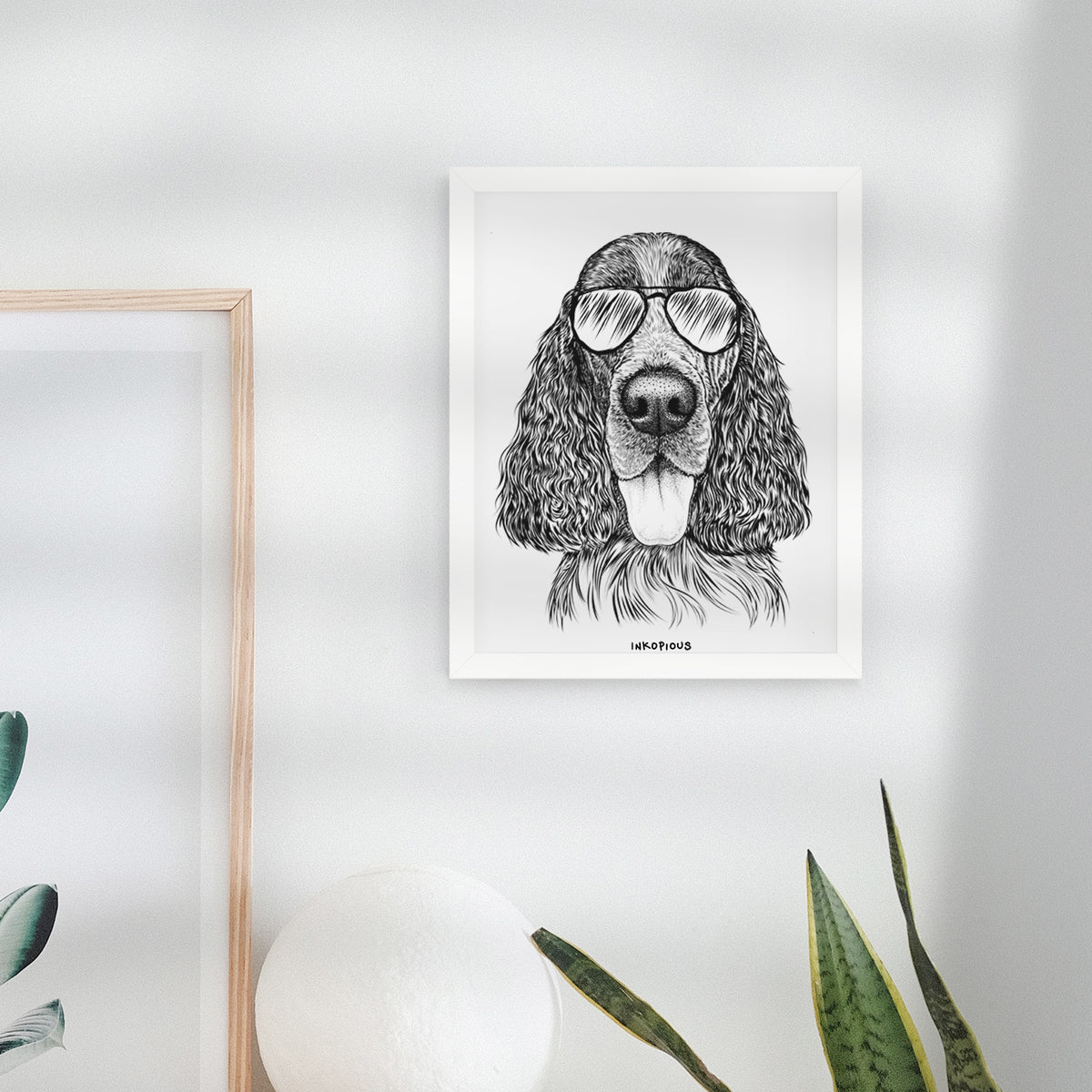 Duke the English Springer Spaniel Art Print