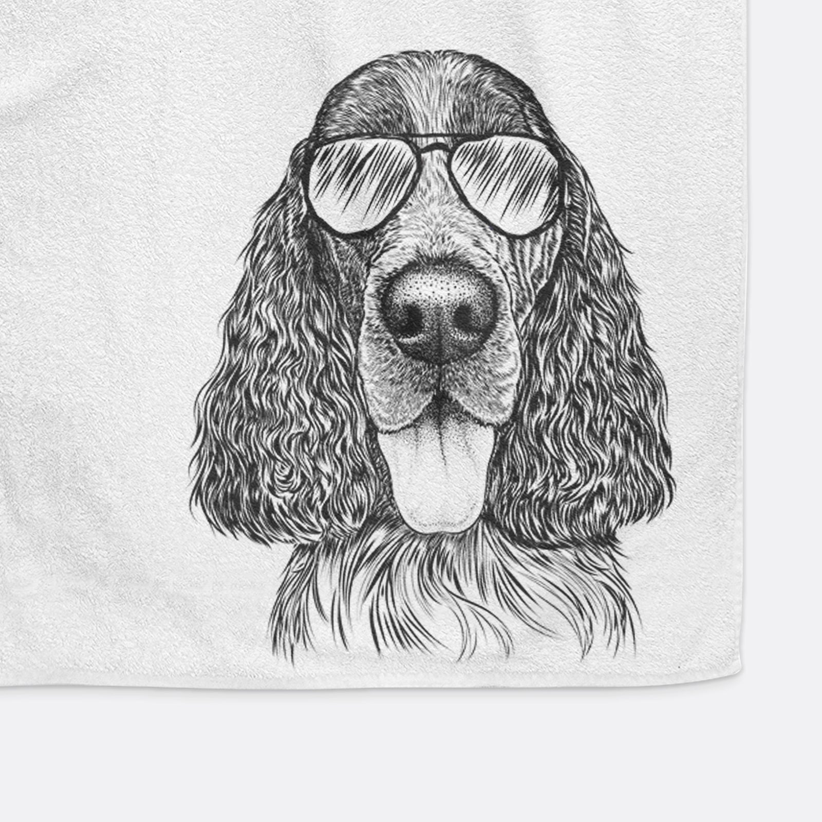 Duke the English Springer Spaniel Decorative Hand Towel