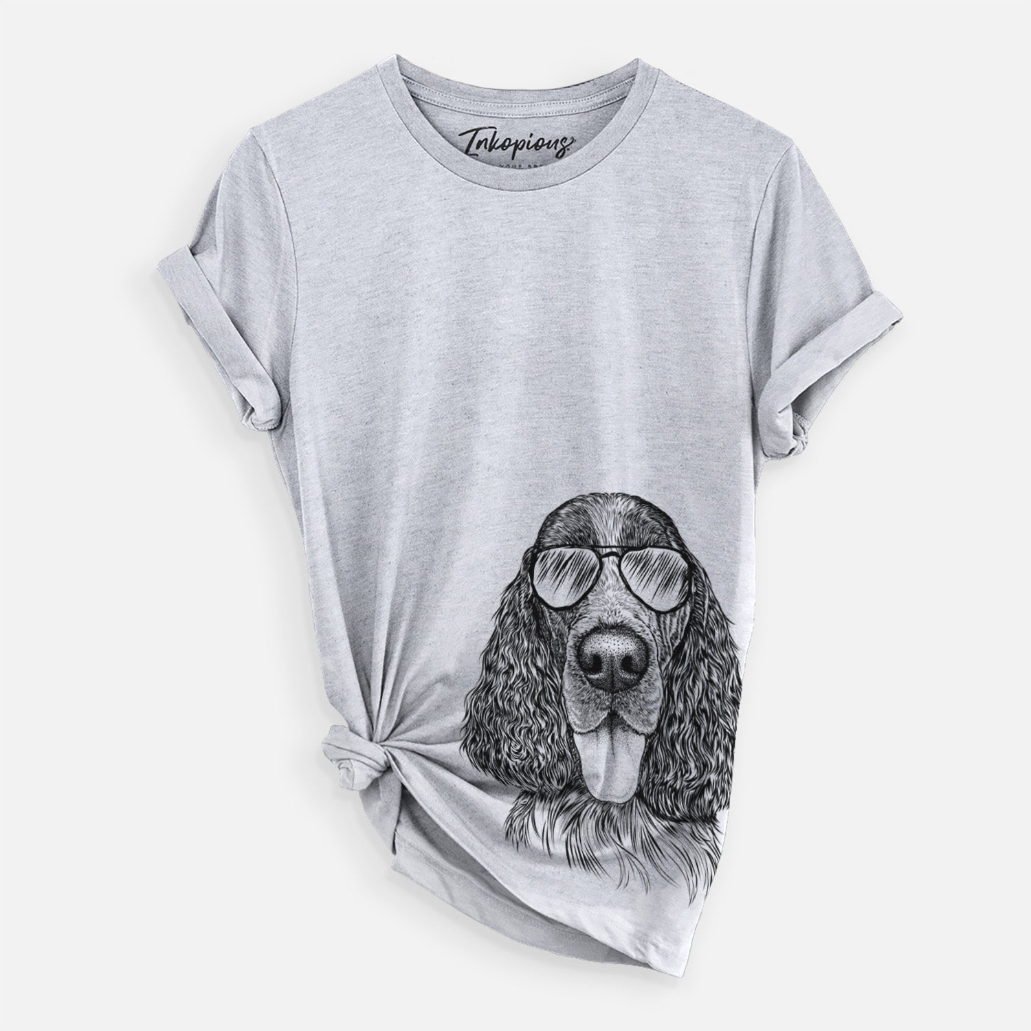 Aviator Duke the English Springer Spaniel - Unisex Crewneck