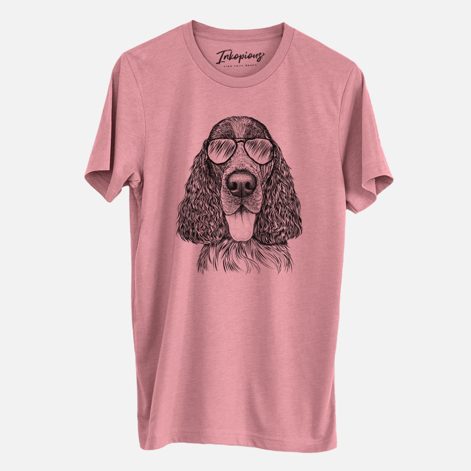 Aviator Duke the English Springer Spaniel - Unisex Crewneck