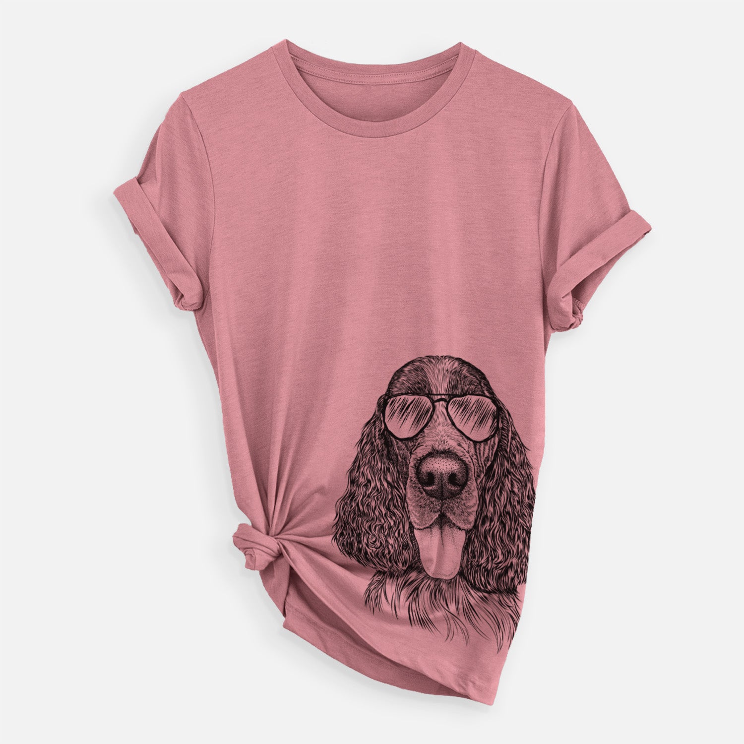 Aviator Duke the English Springer Spaniel - Unisex Crewneck