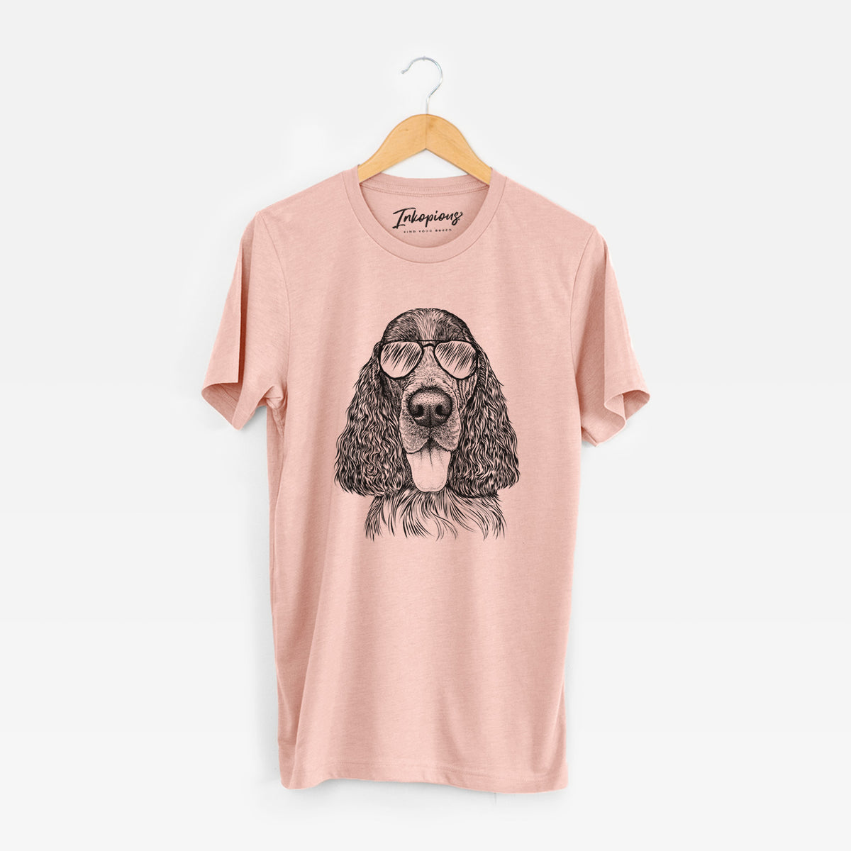 Aviator Duke the English Springer Spaniel - Unisex Crewneck