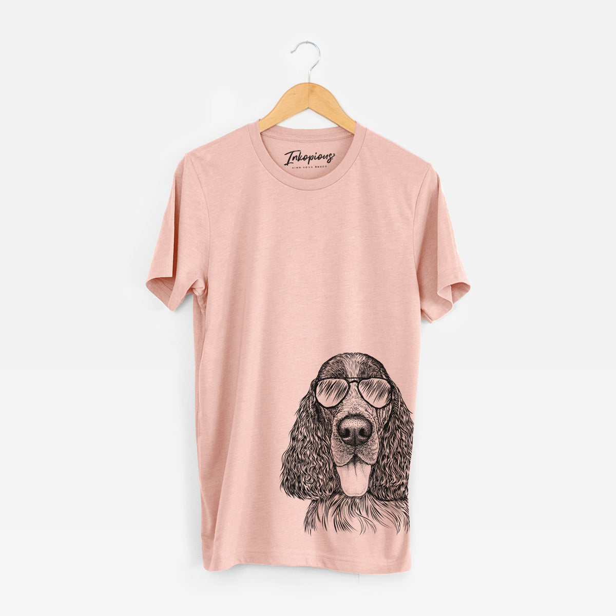 Aviator Duke the English Springer Spaniel - Unisex Crewneck